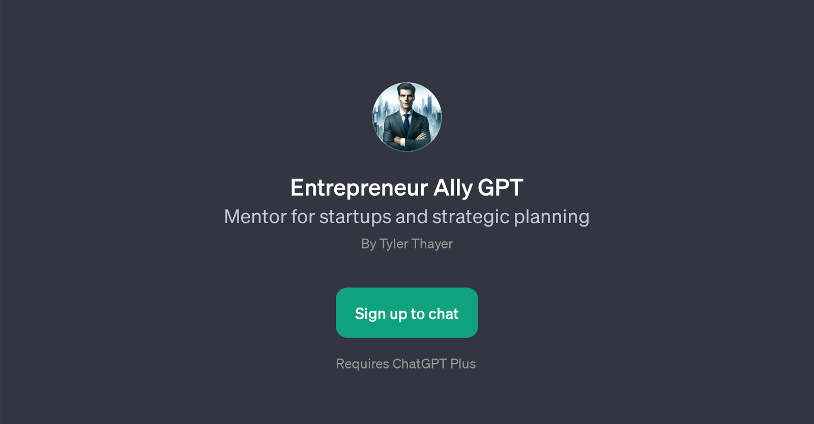 Entrepreneur Ally GPT website