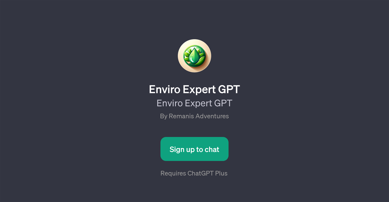 Enviro Expert GPT website