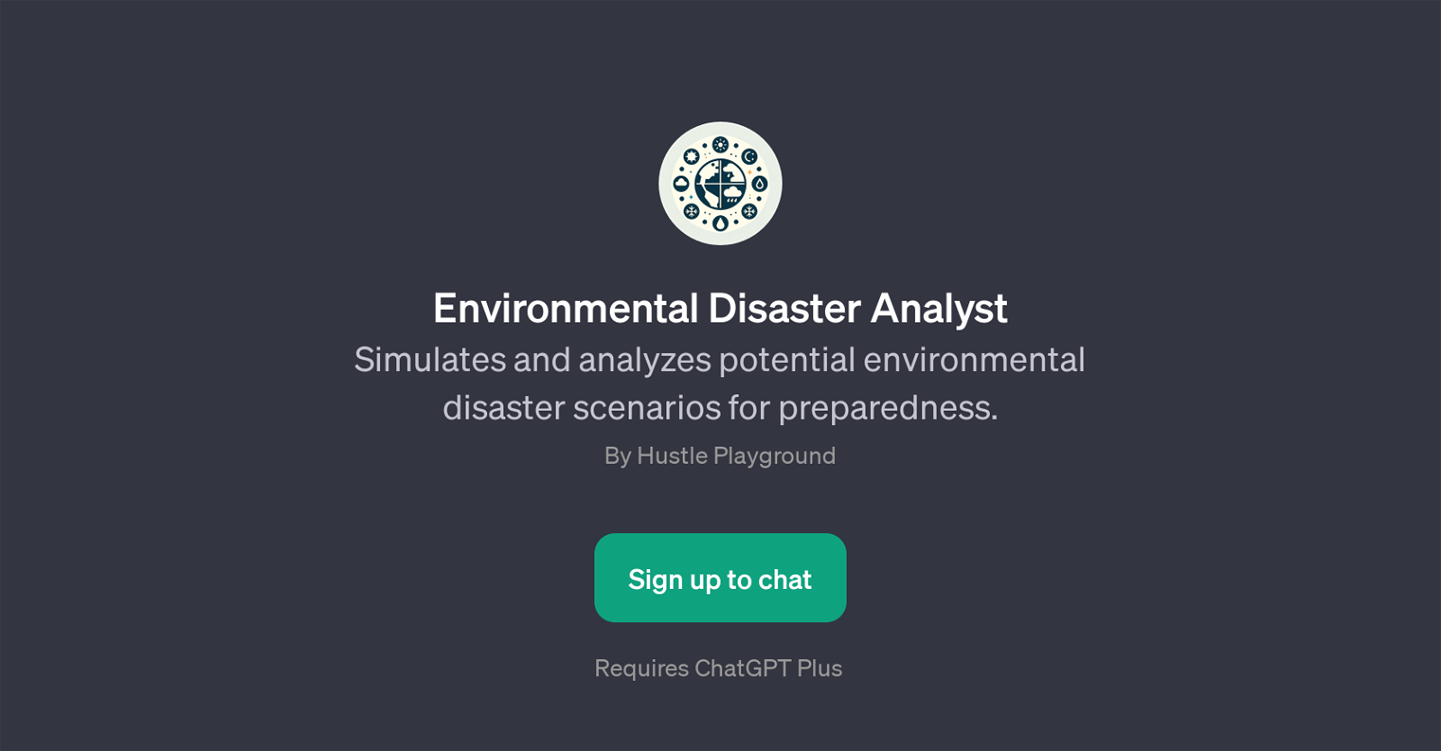 Environmental Disaster Analyst website