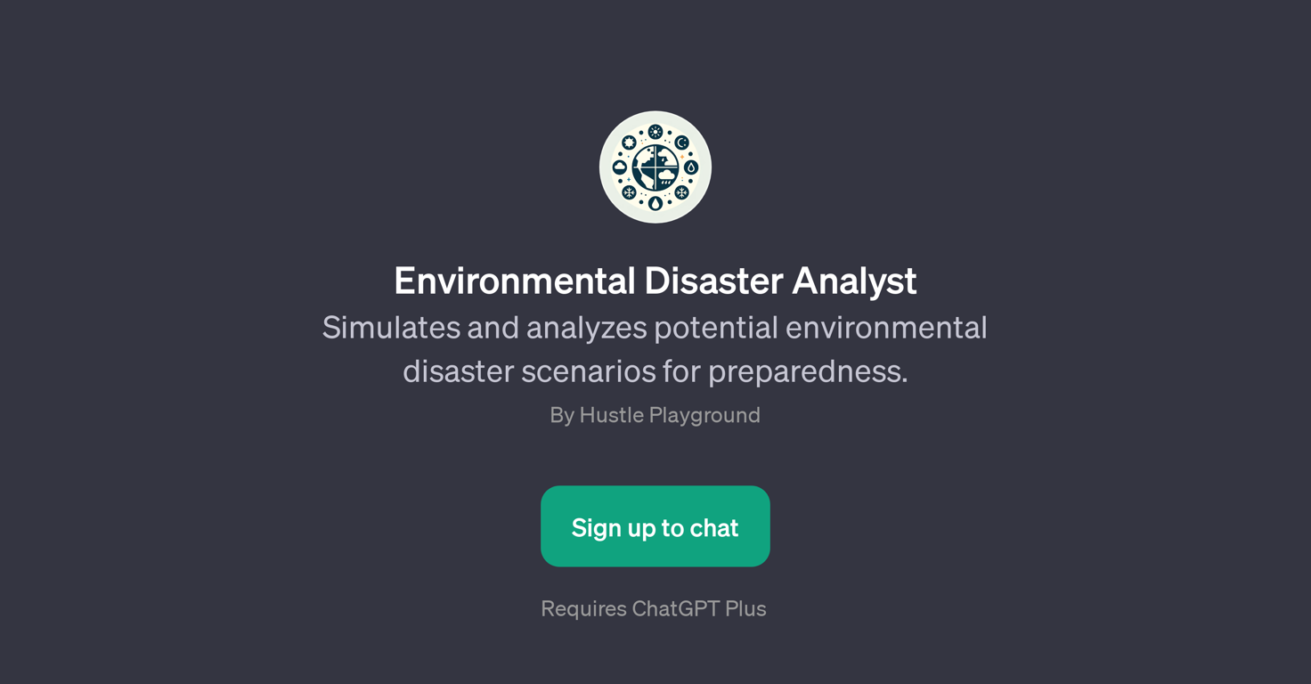 Environmental Disaster Analyst website