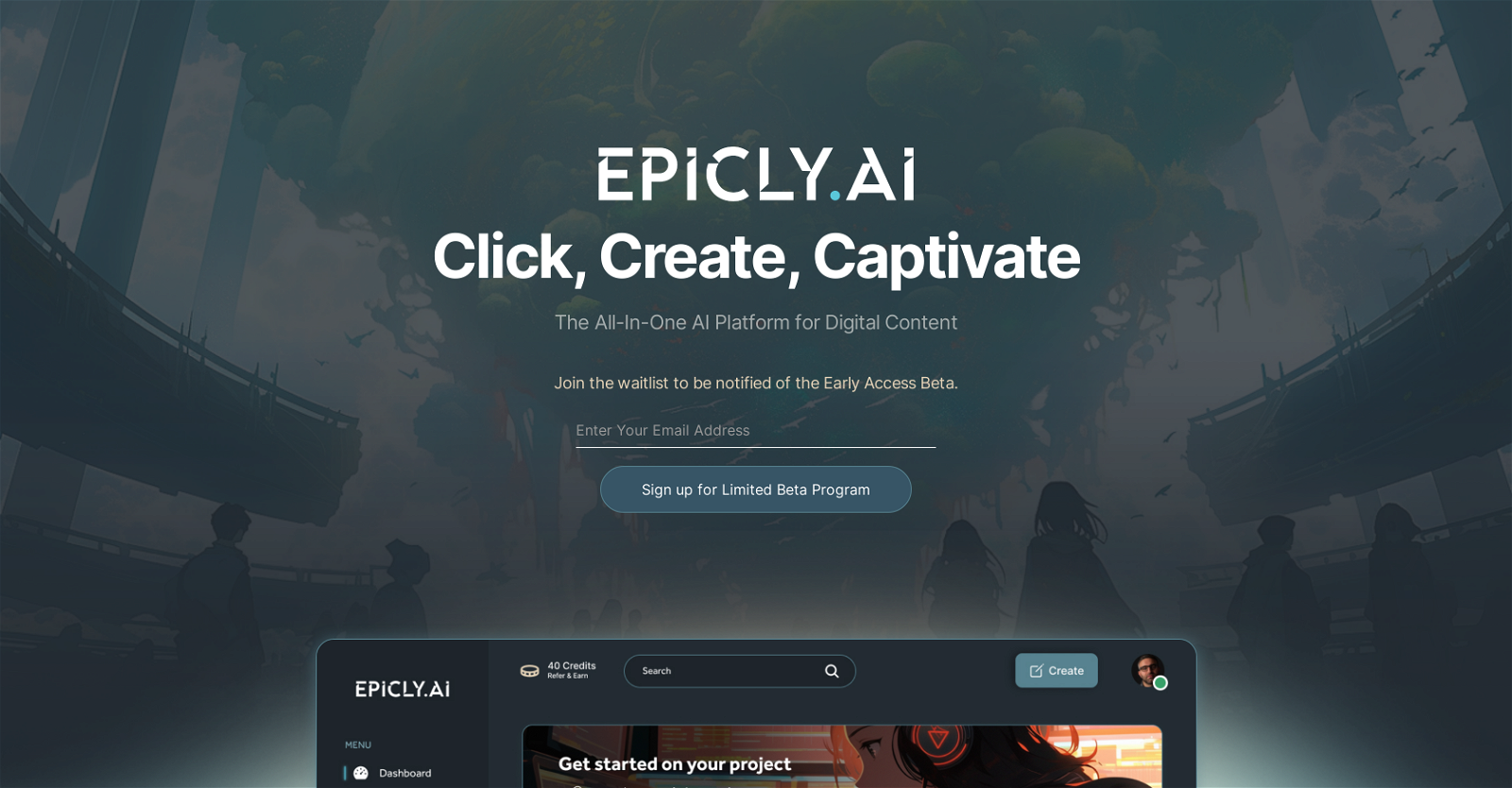 Epicly website