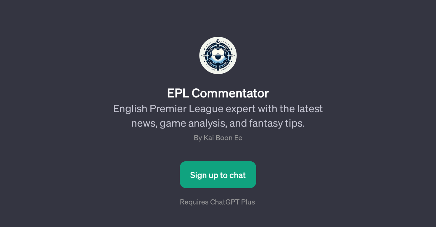 EPL Commentator website