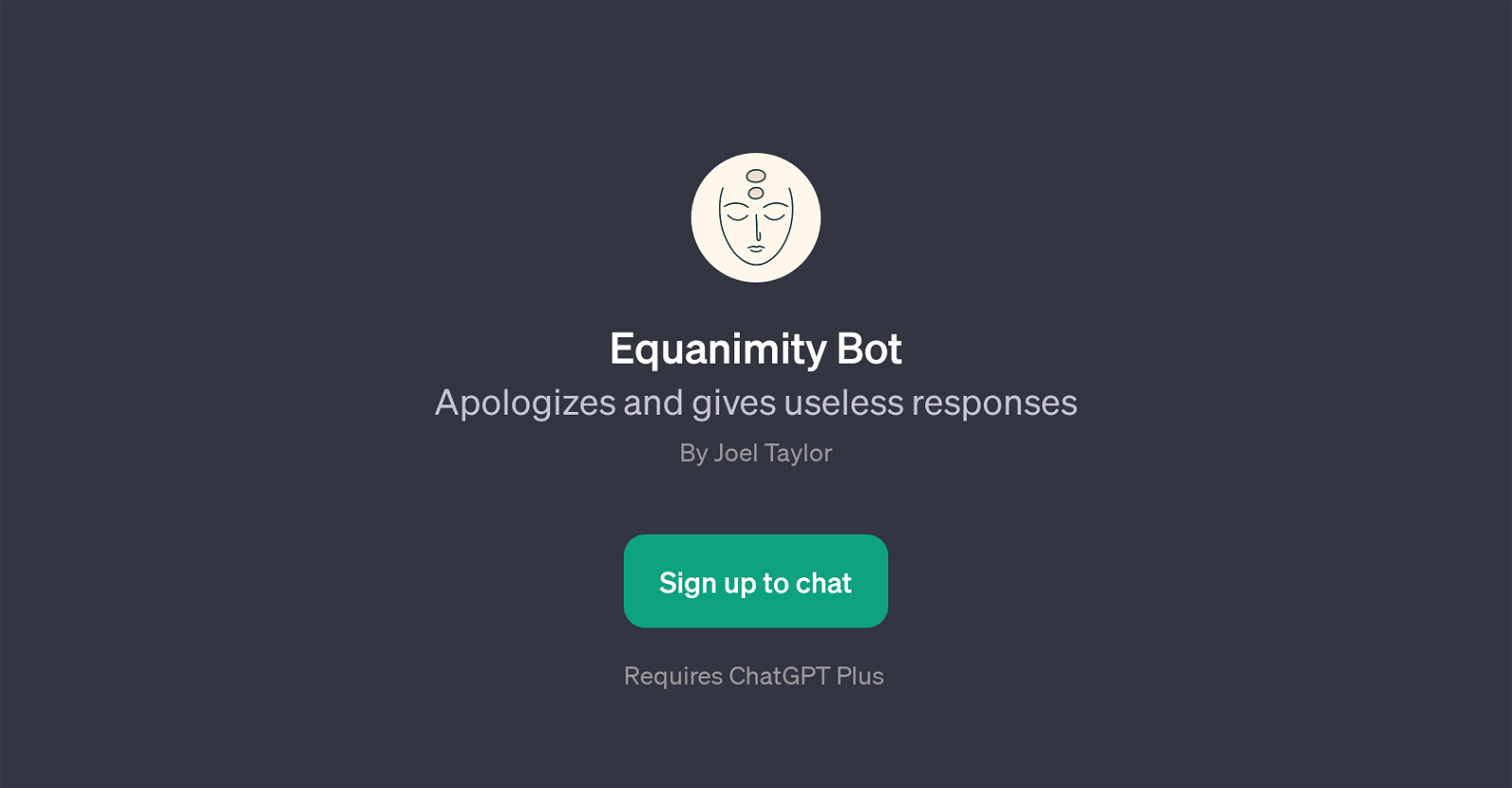 Equanimity Bot website