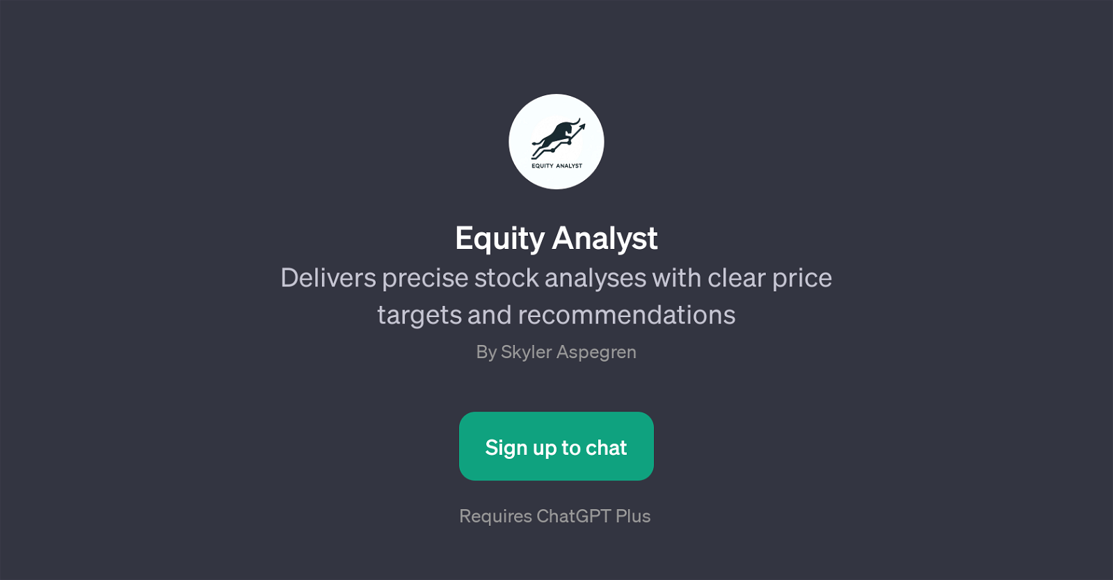 Equity Analyst website