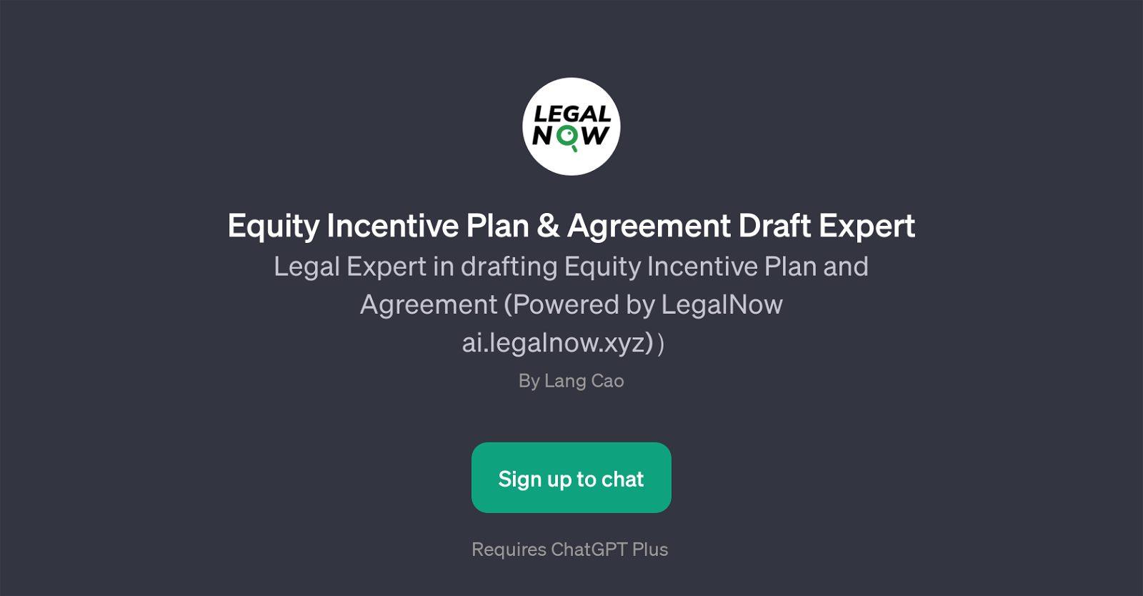 Equity Incentive Plan & Agreement Draft Expert website