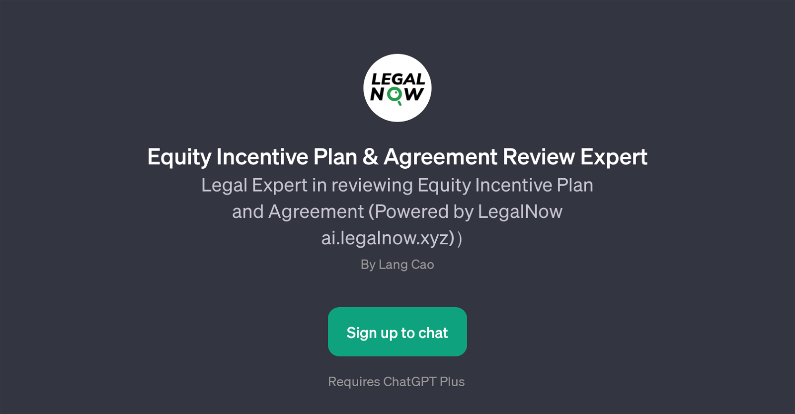 Equity Incentive Plan & Agreement Review Expert website