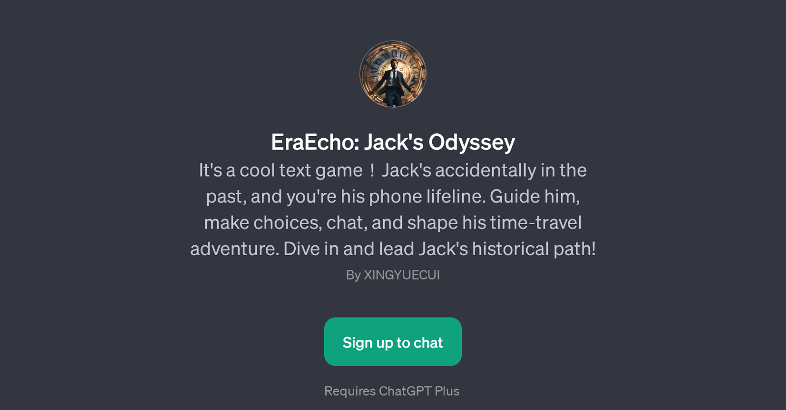EraEcho: Jack's Odyssey website