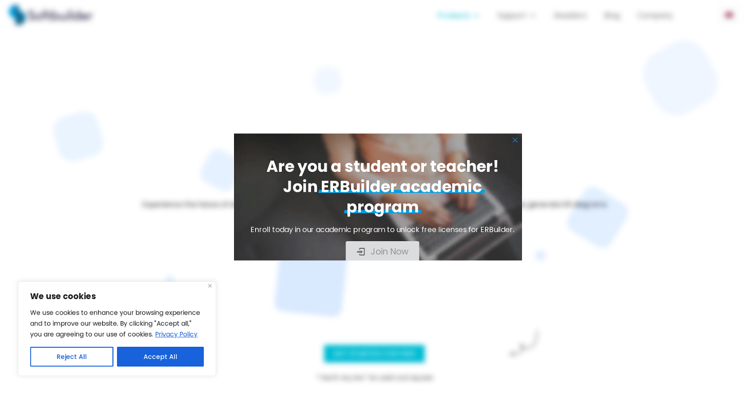 ERBuilder website
