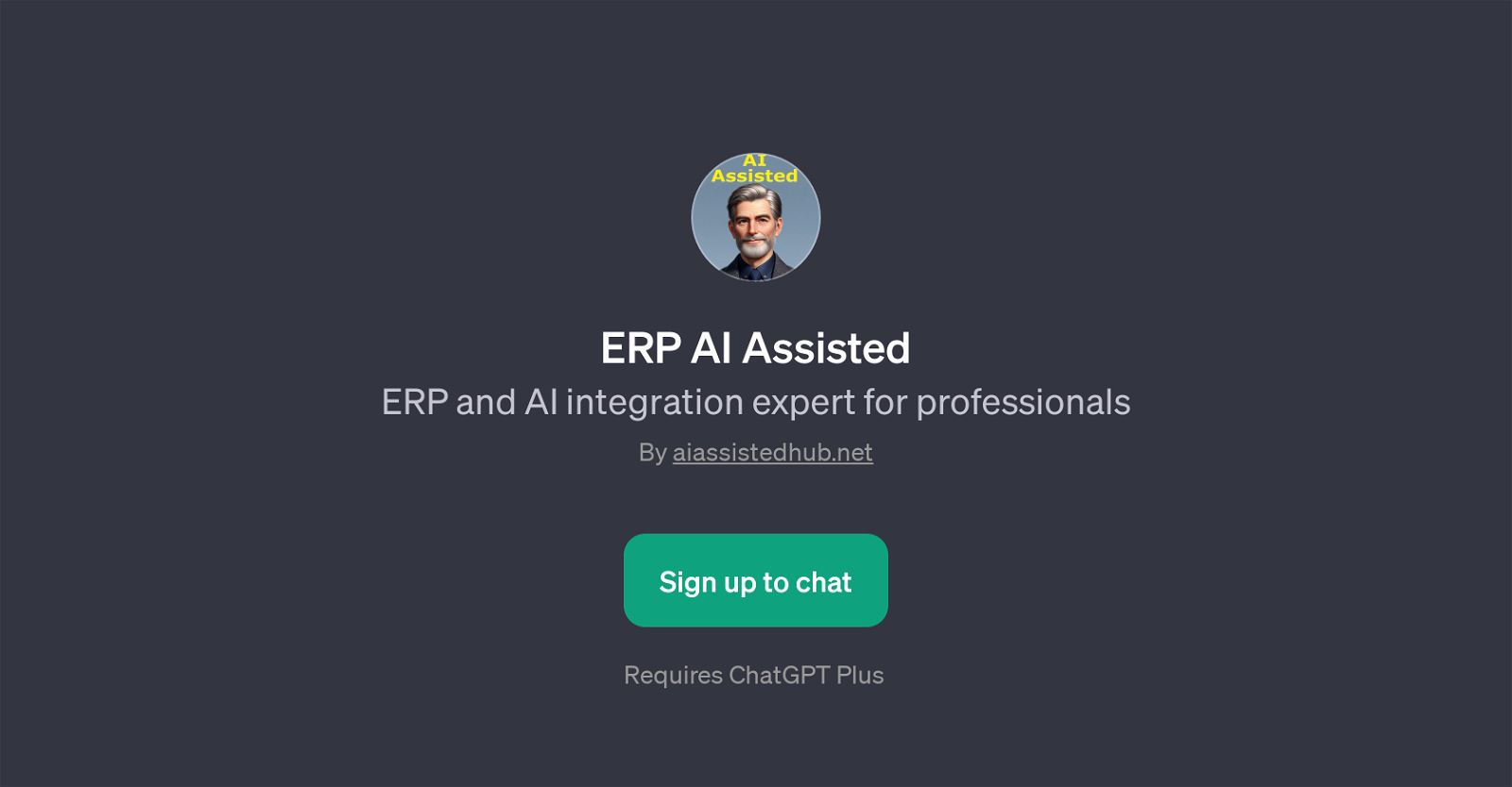 ERP AI Assisted website