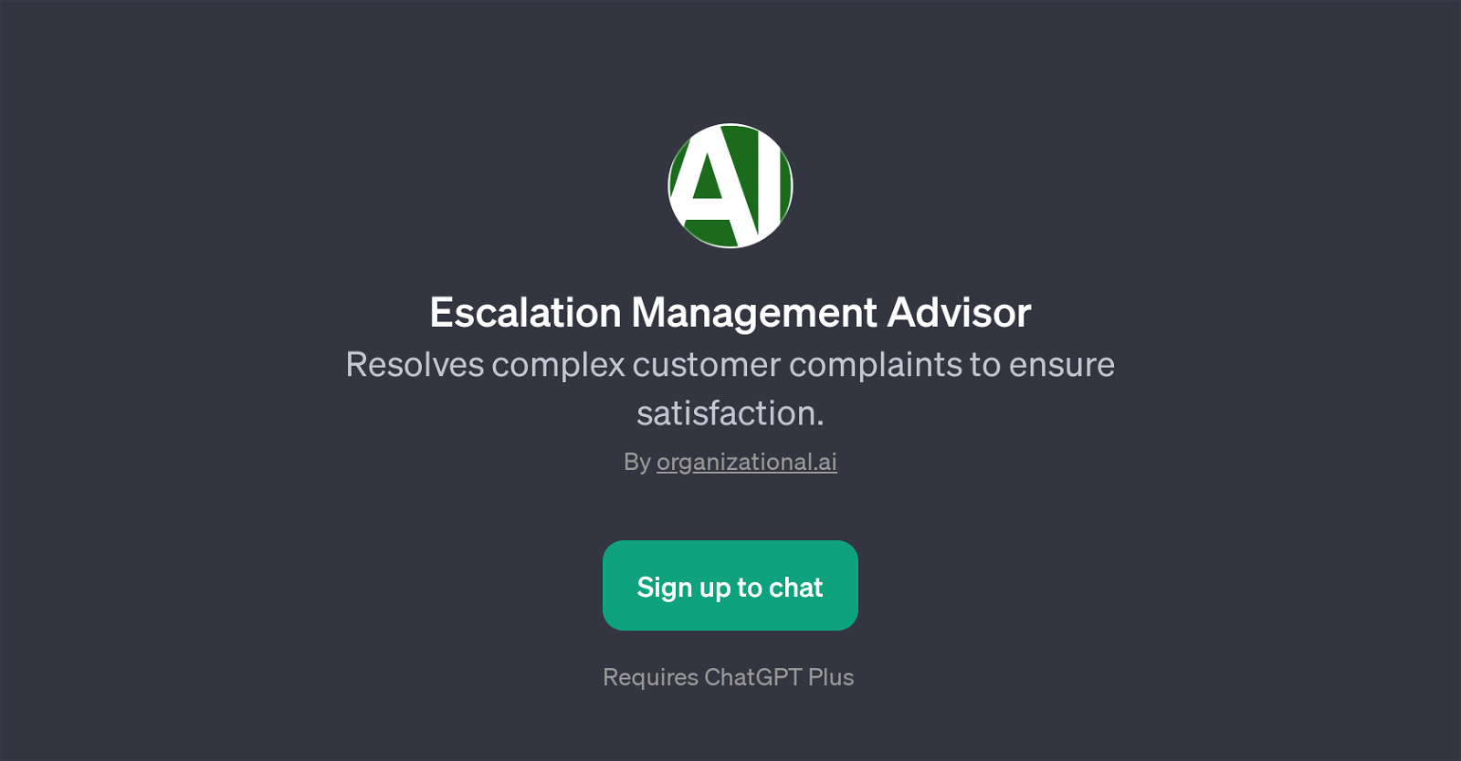Escalation Management Advisor website