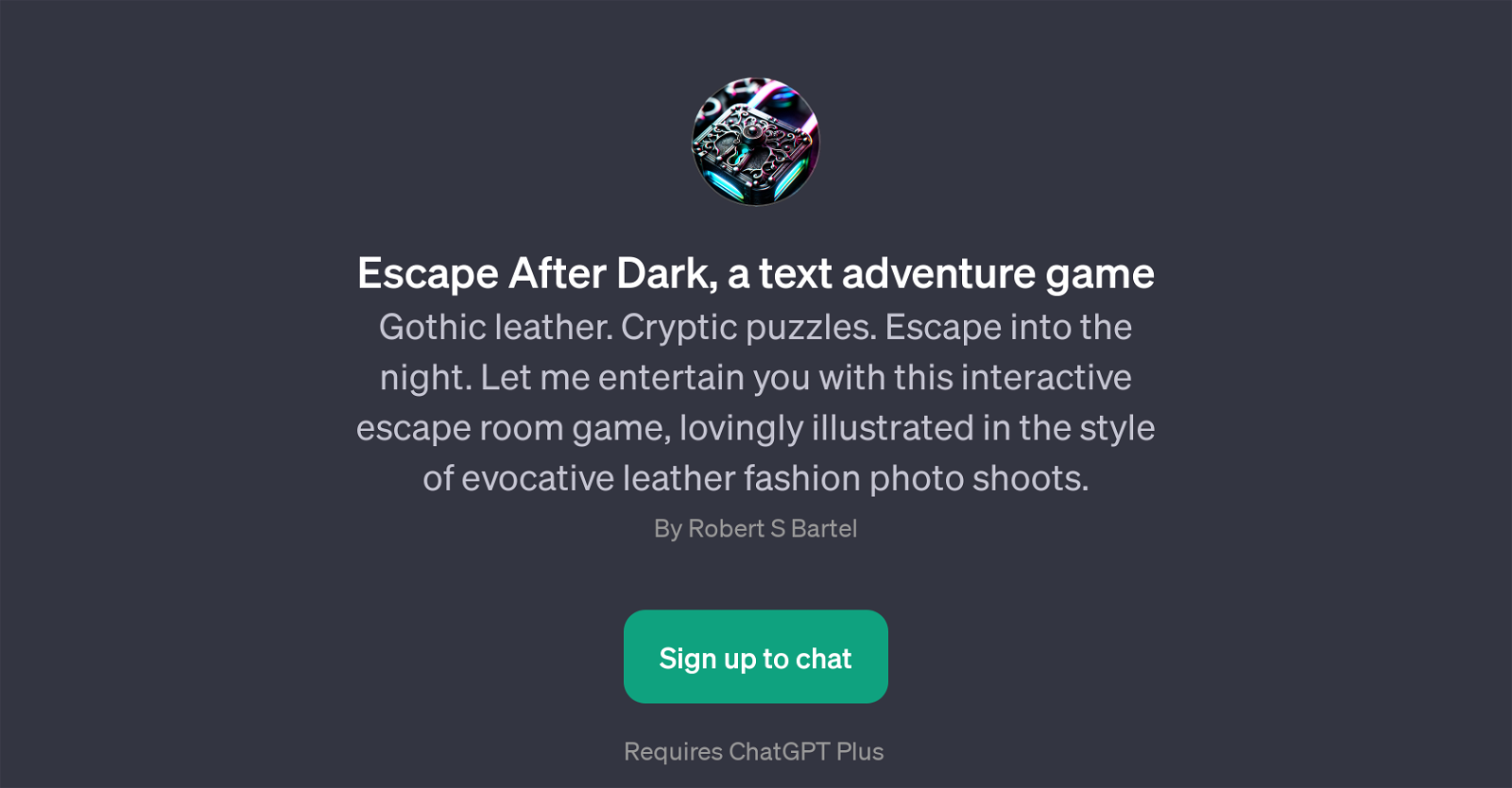 Escape After Dark website