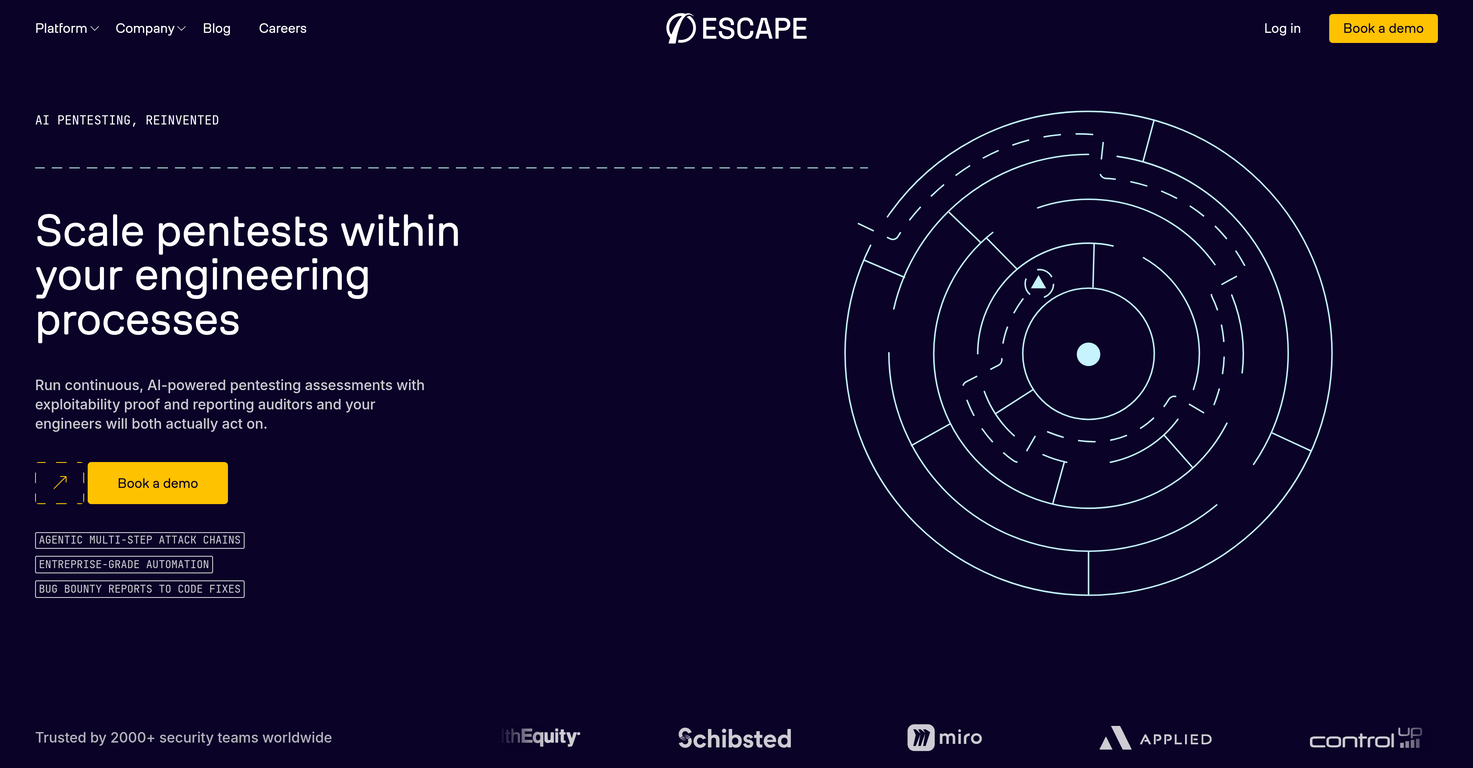 Escape.tech website