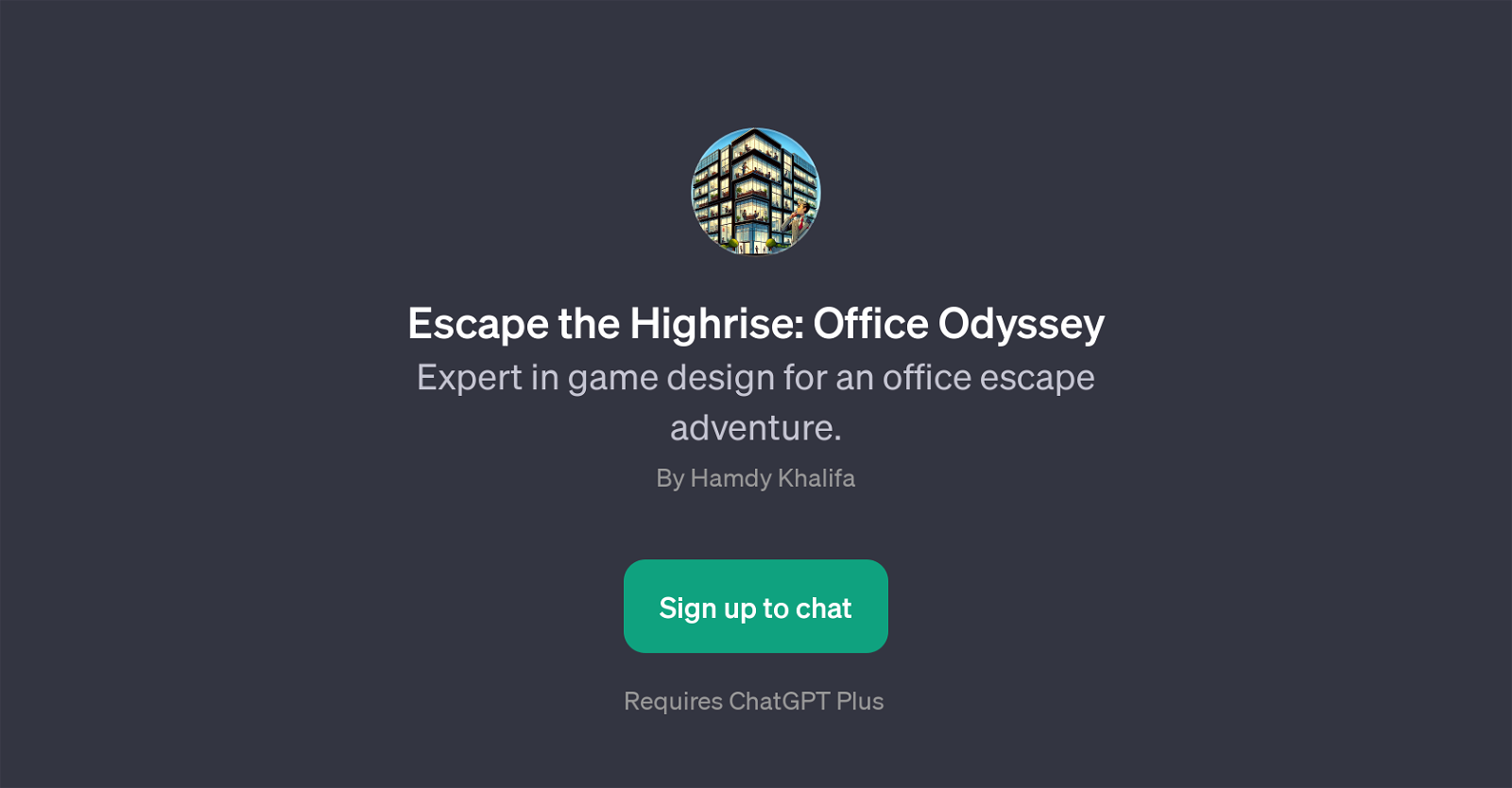 Escape the Highrise: Office Odyssey website