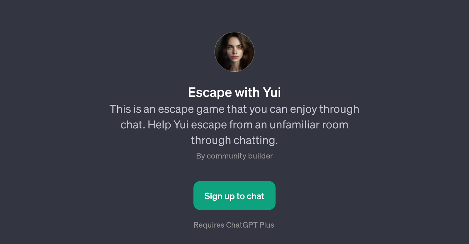 Escape with Yui website