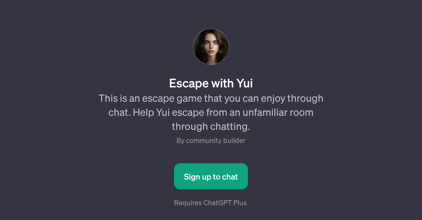 Escape with Yui website