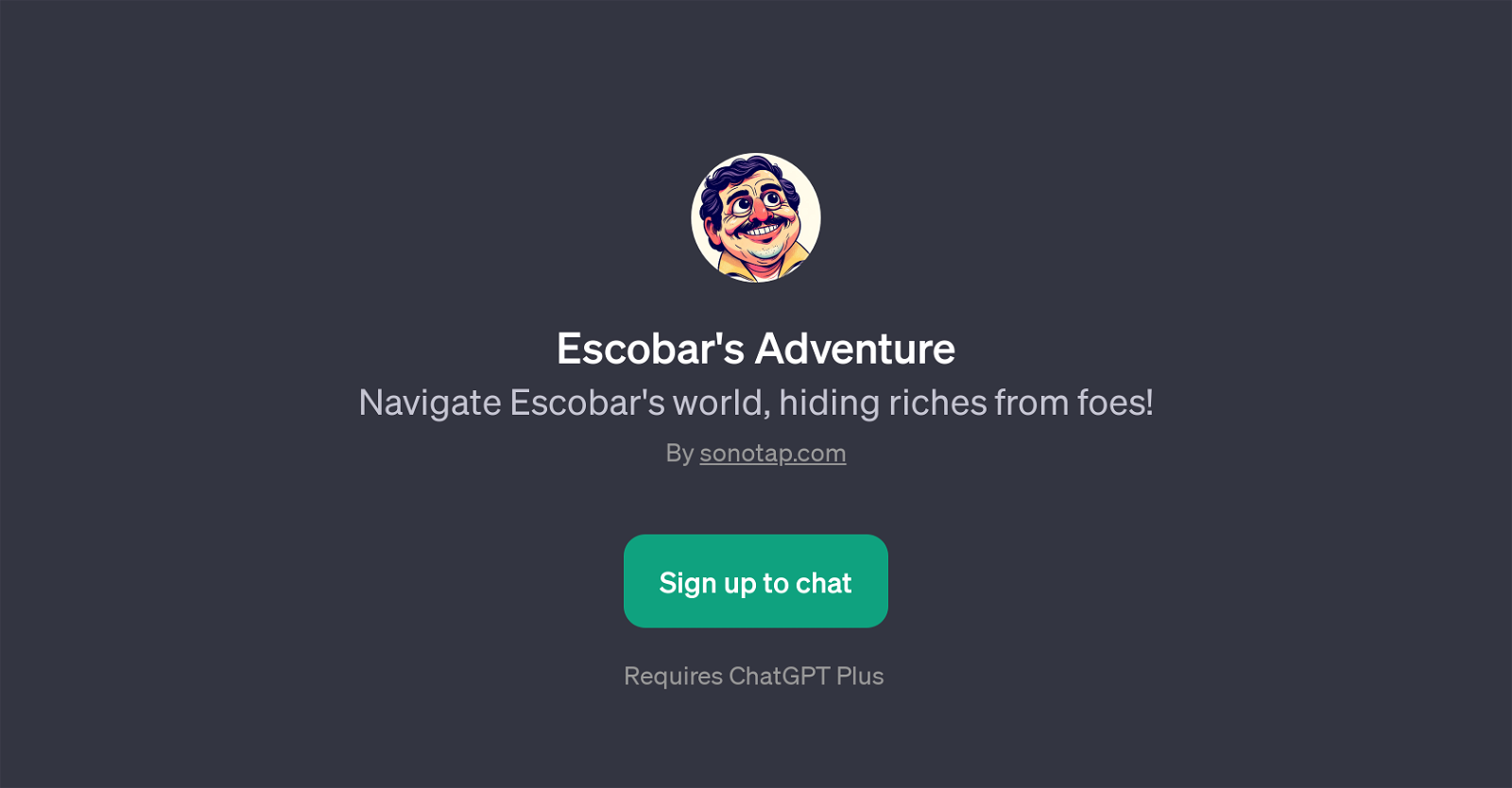 Escobar's Adventure website