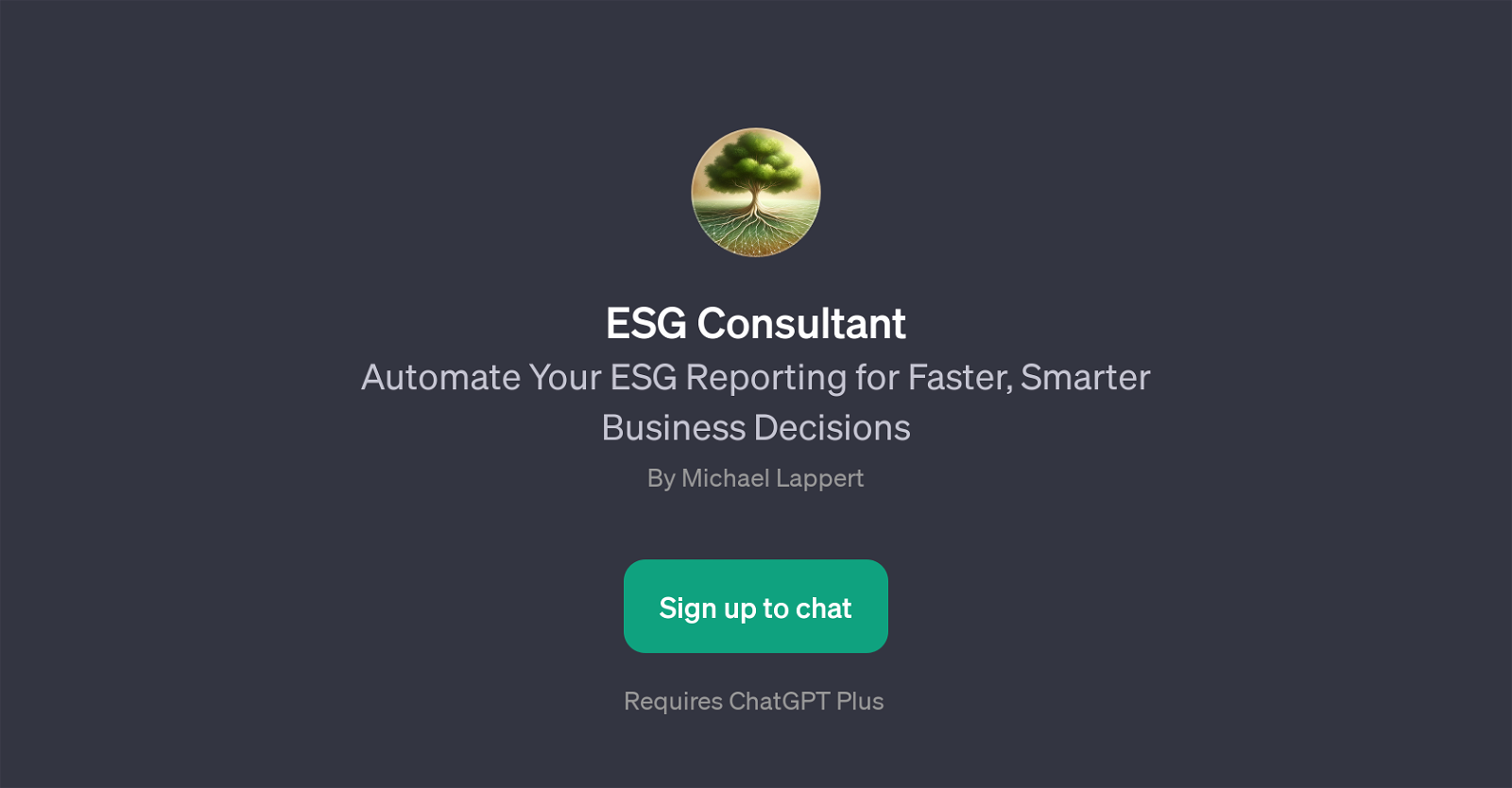ESG Consultant website