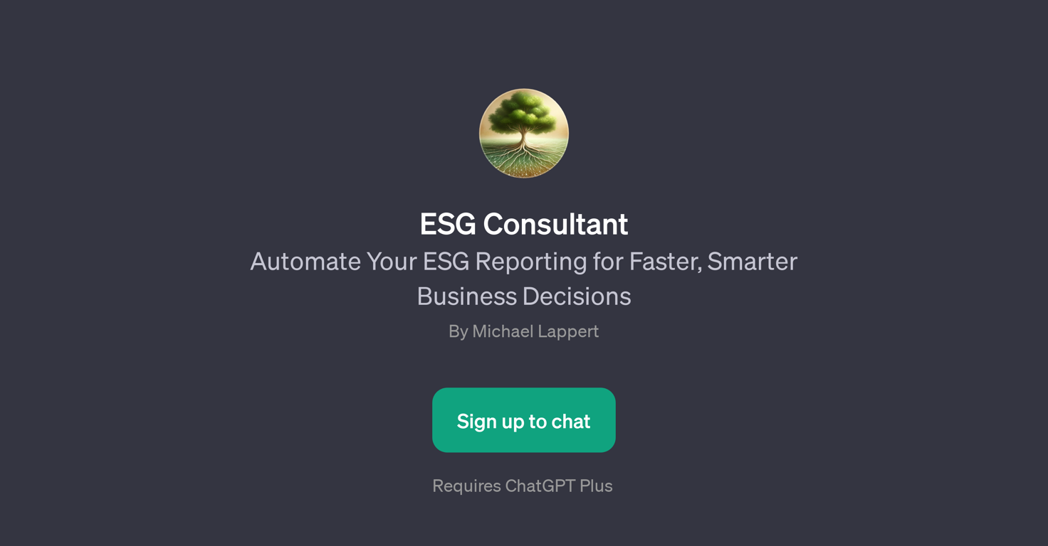 ESG Consultant website