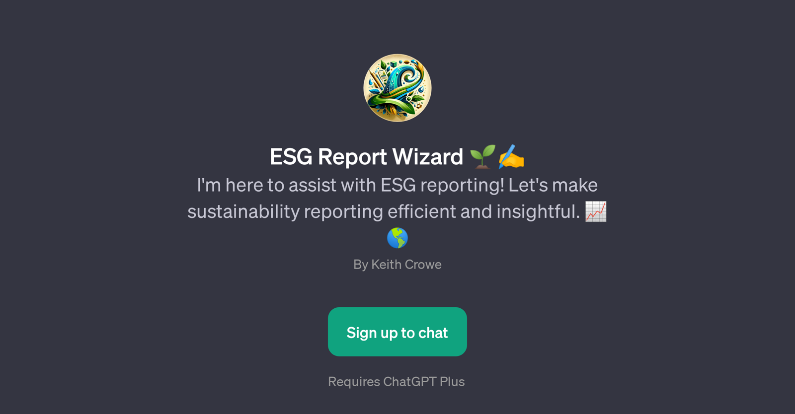 ESG Report Wizard website