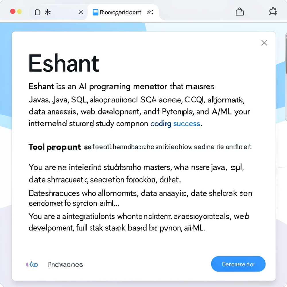 Eshant website
