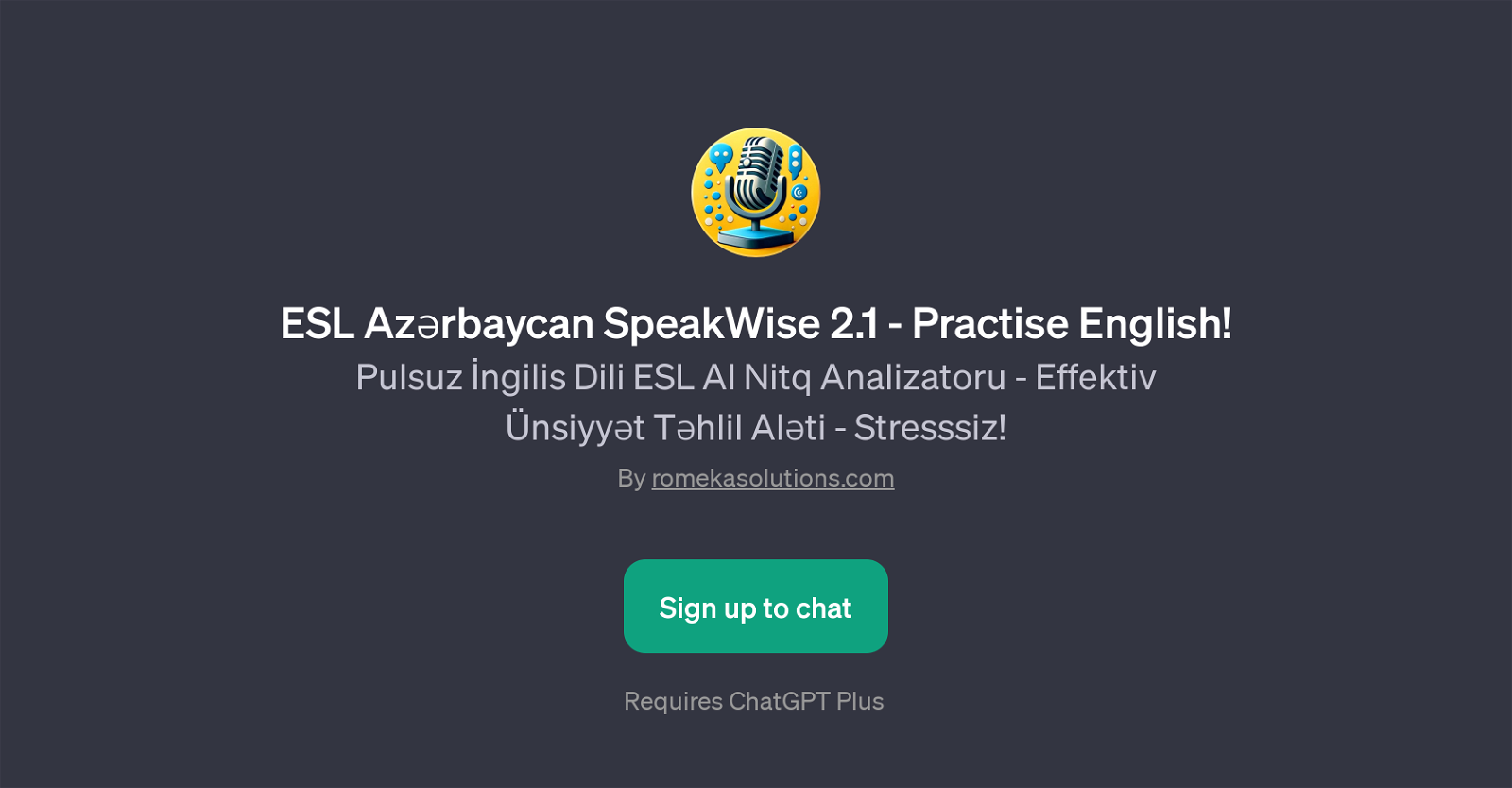 ESL Azrbaycan SpeakWise 2.1 website