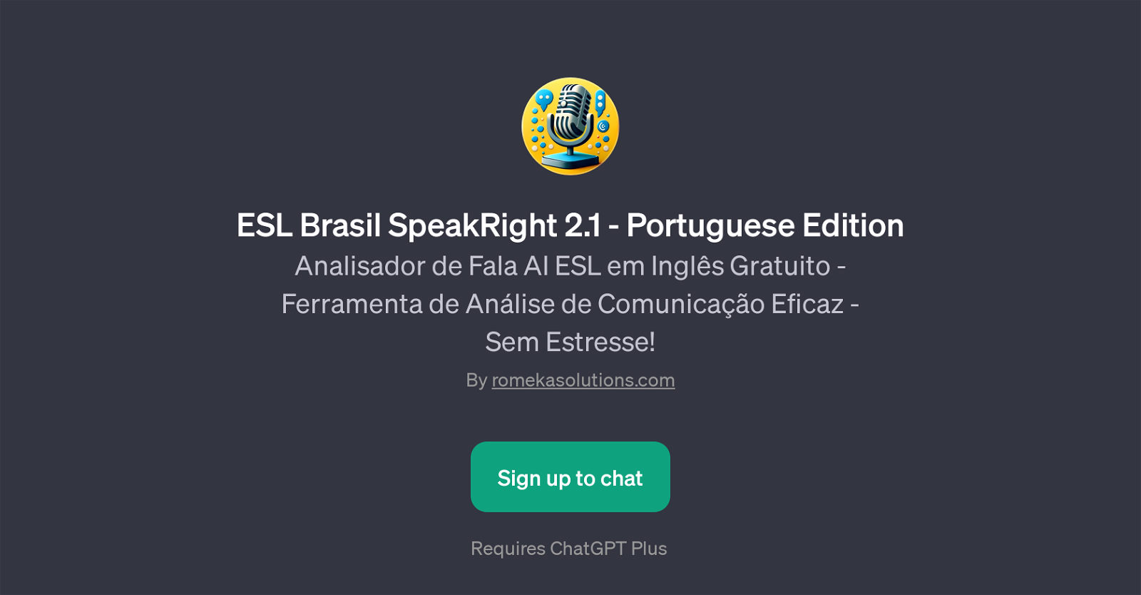 ESL Brasil SpeakRight 2.1 - Portuguese Edition website