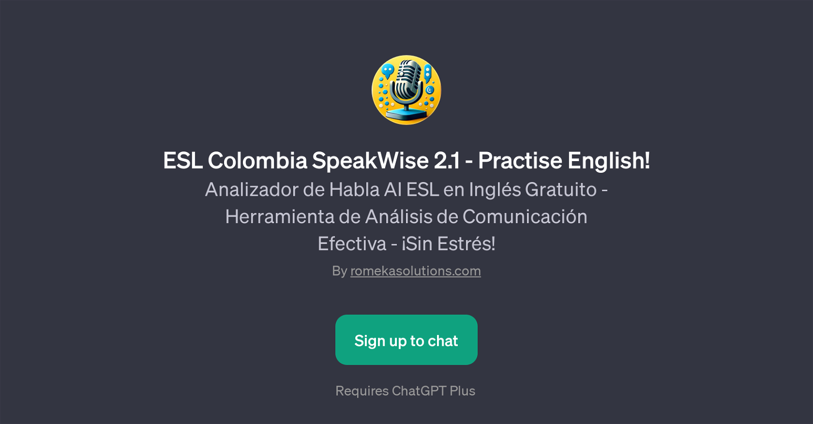 ESL Colombia SpeakWise 2.1 website
