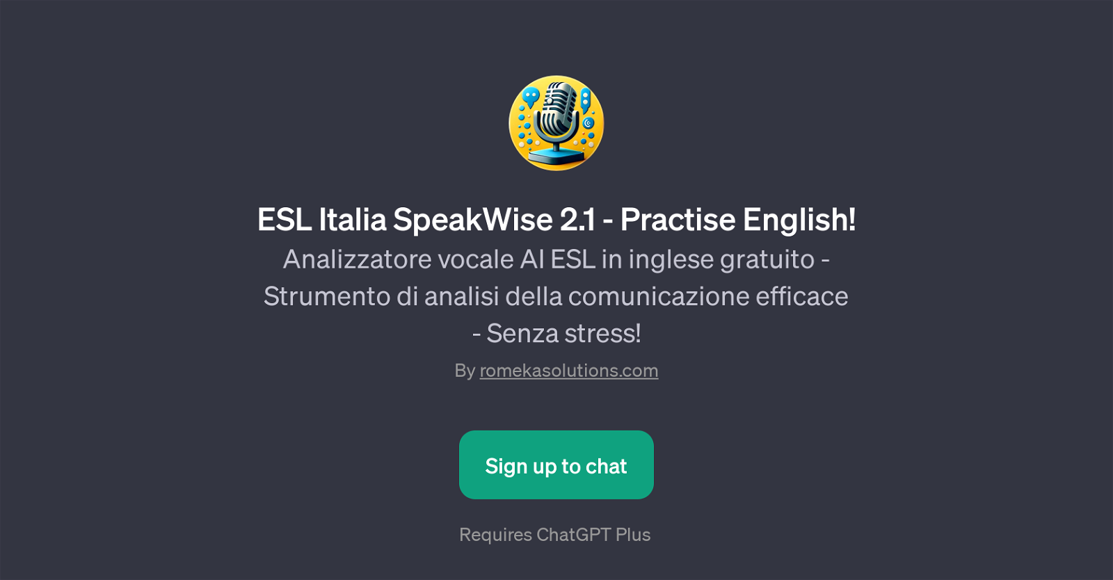 ESL Italia SpeakWise 2.1 website