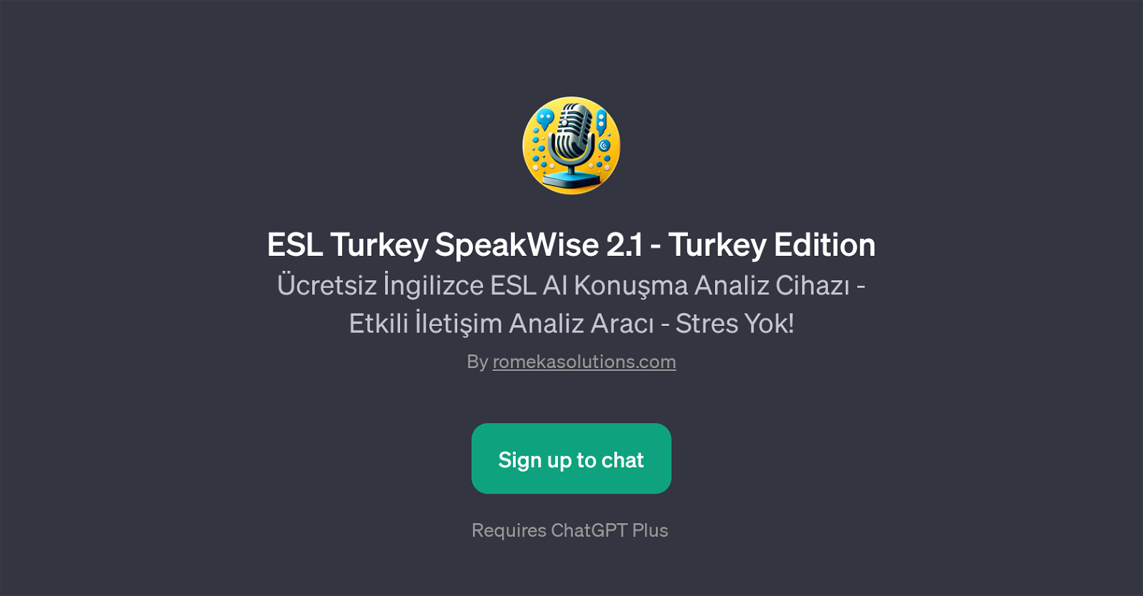 ESL Turkey SpeakWise 2.1 - Turkey Edition website
