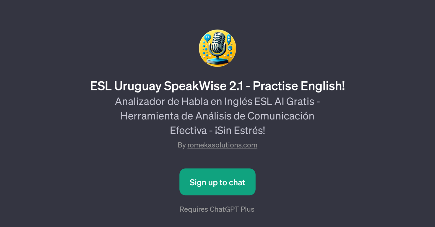 ESL Uruguay SpeakWise 2.1 website