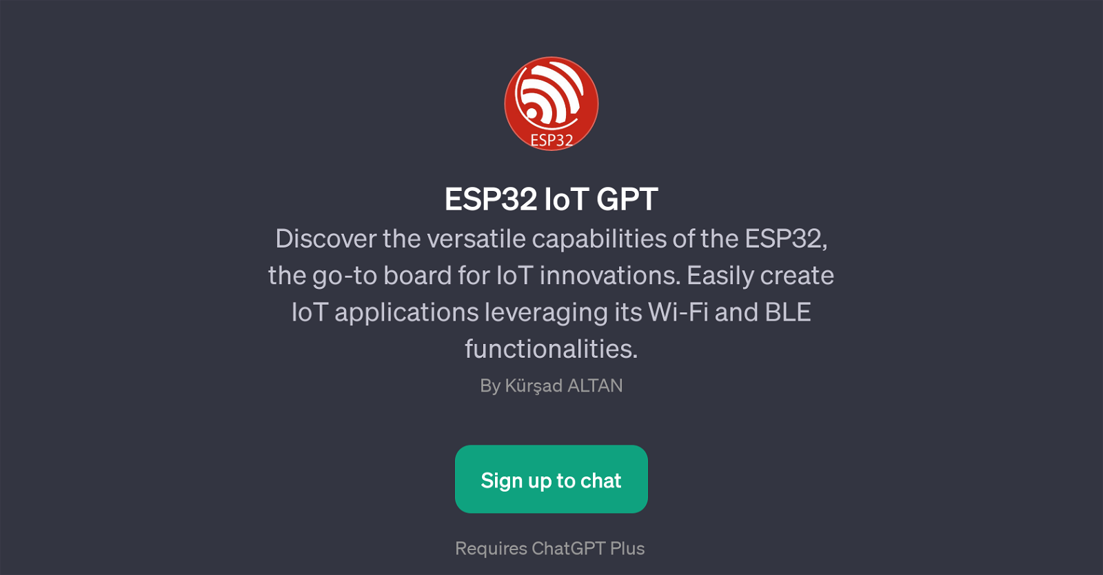 ESP32 IoT GPT website