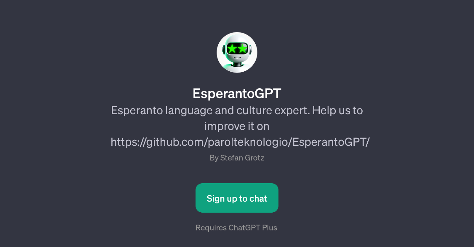 EsperantoGPT website