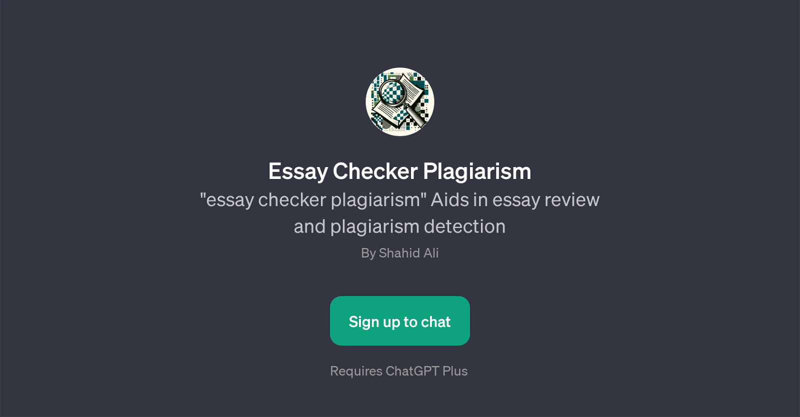 Essay Checker Plagiarism website