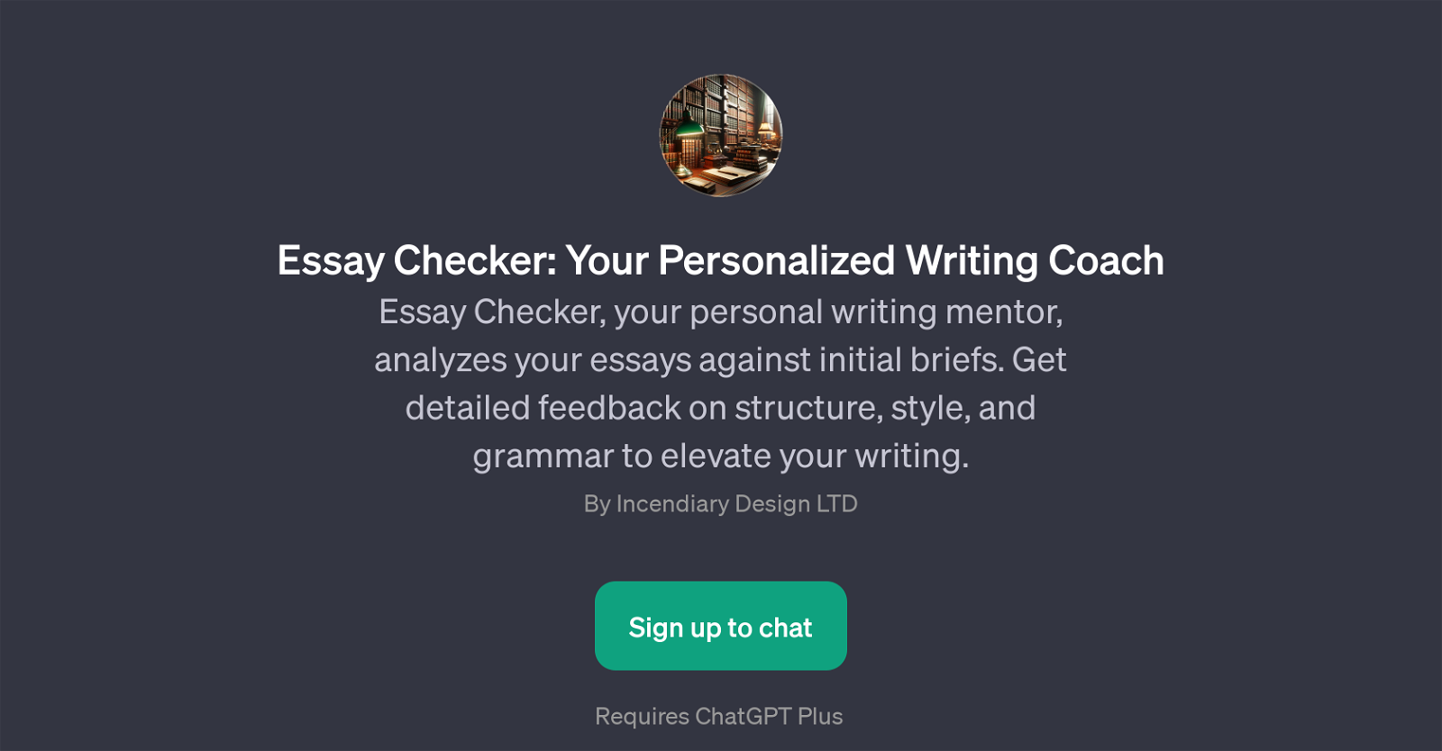 Essay Checker website