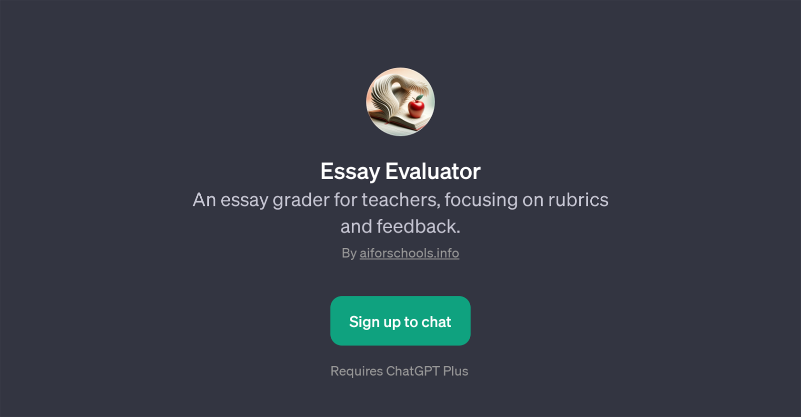 Essay Evaluator website