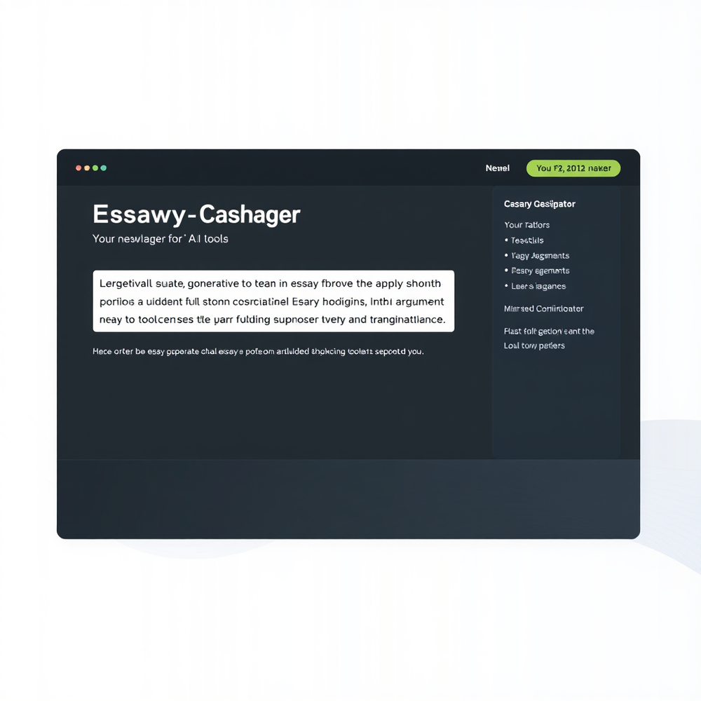 Essay Generator website