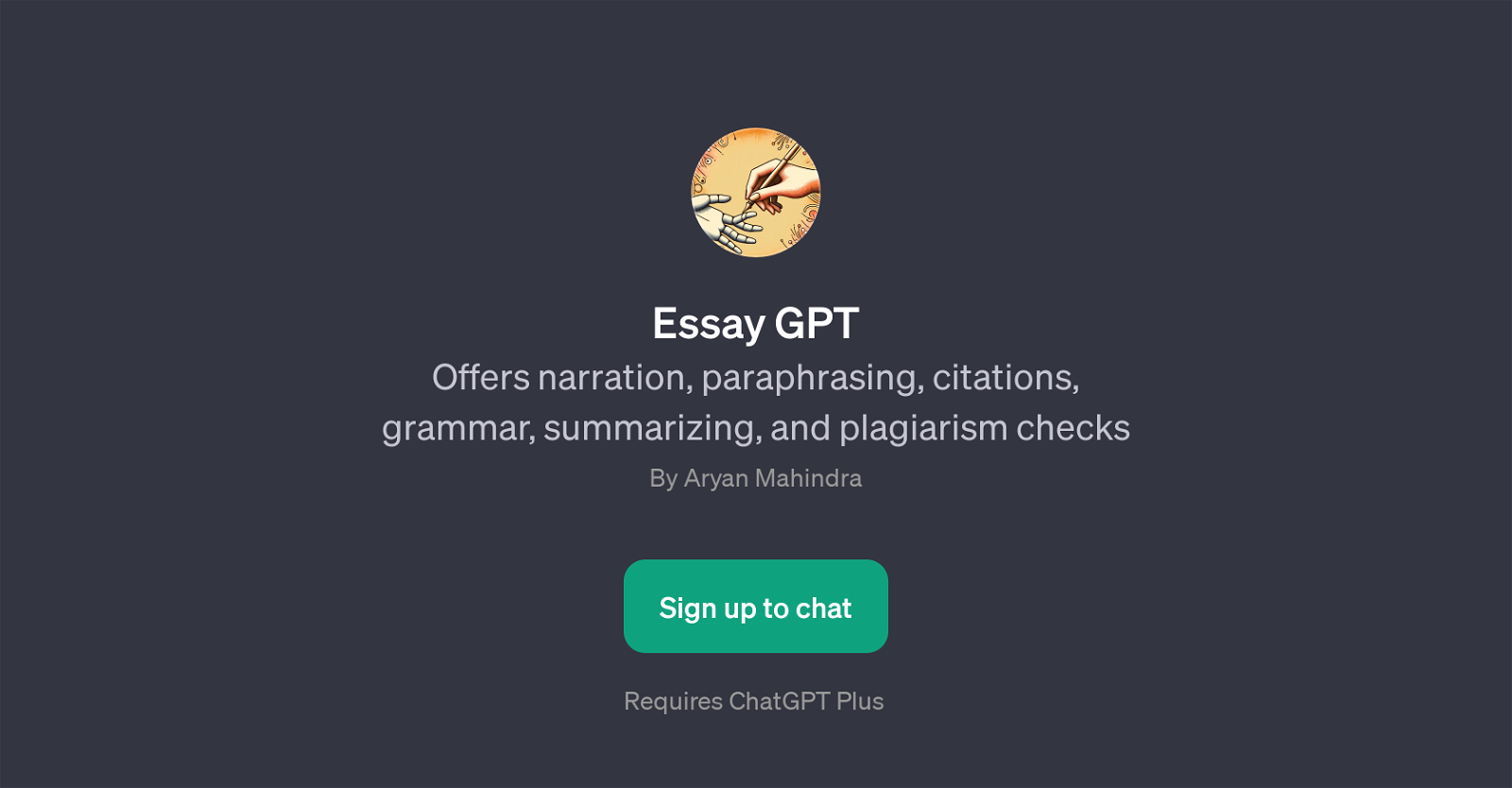 Essay GPT website