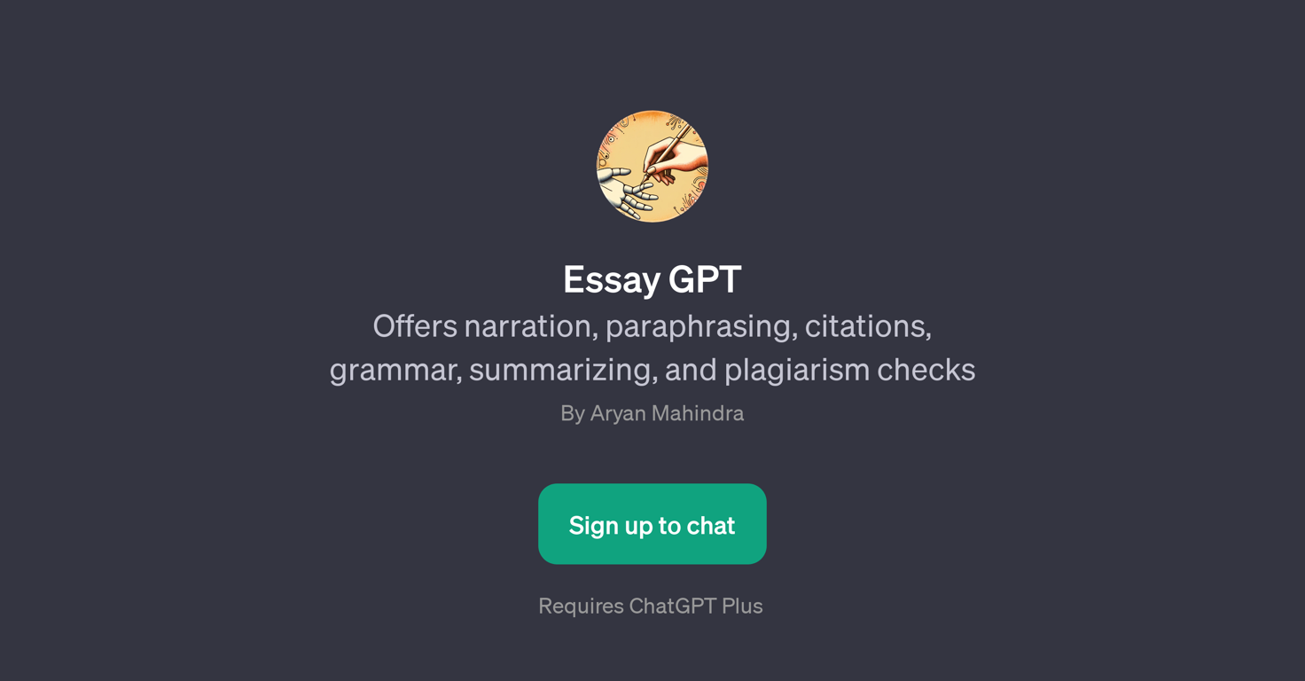 Essay GPT website