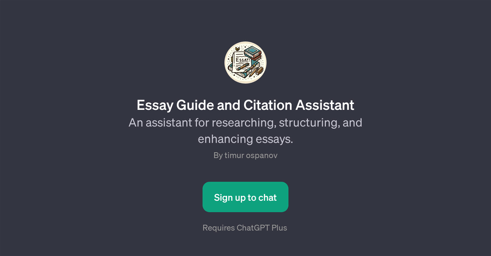 Essay Guide and Citation Assistant website