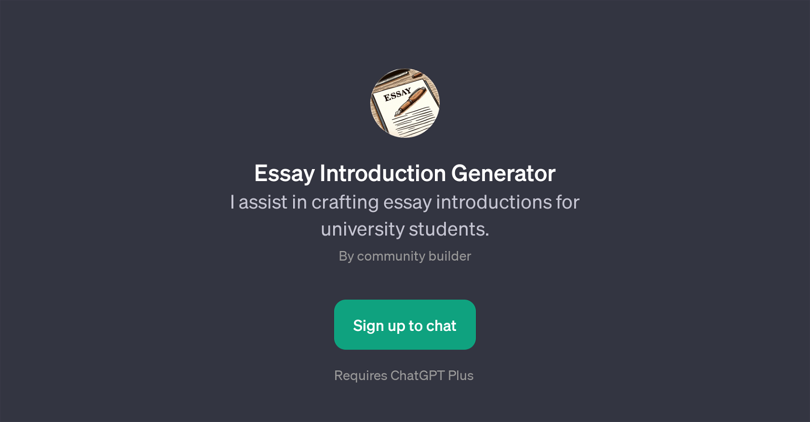Essay Introduction Generator website