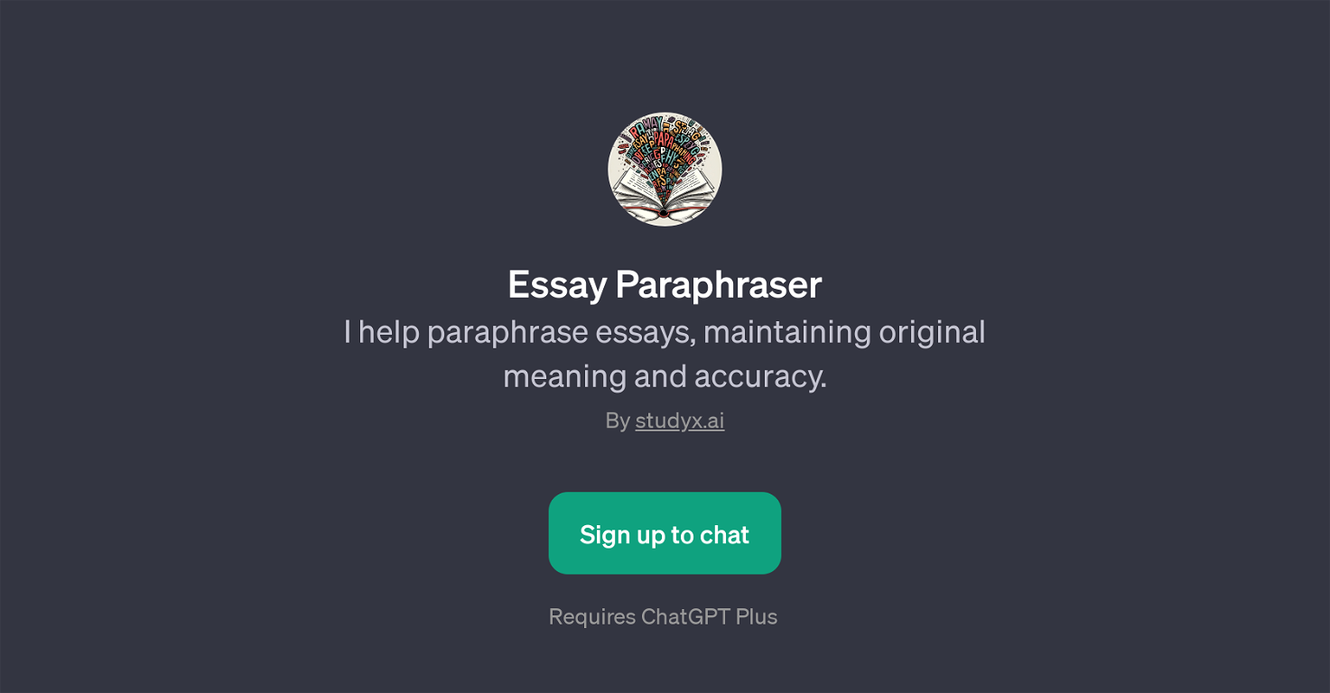 Essay Paraphraser website