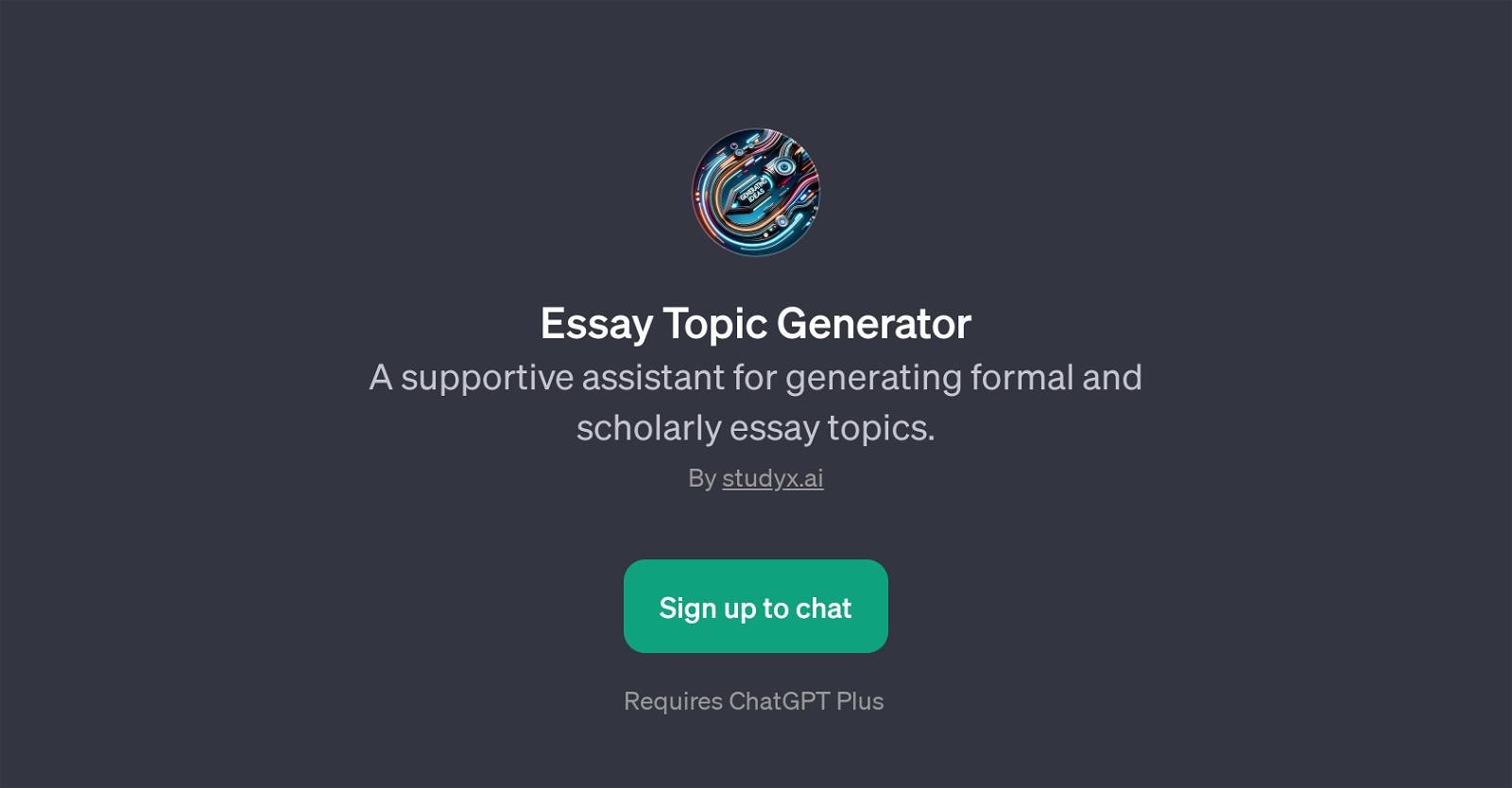 Essay Topic Generator website
