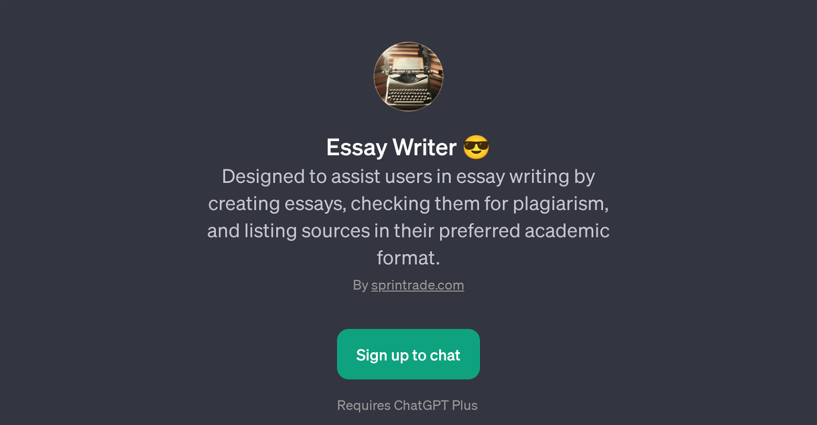 Essay Writer website