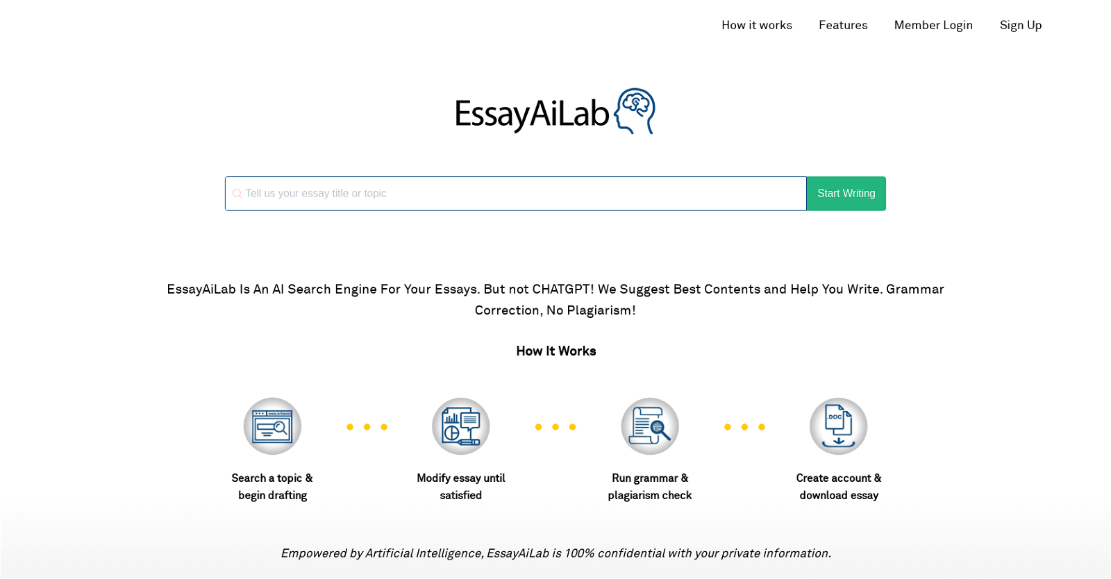 EssayAiLab website