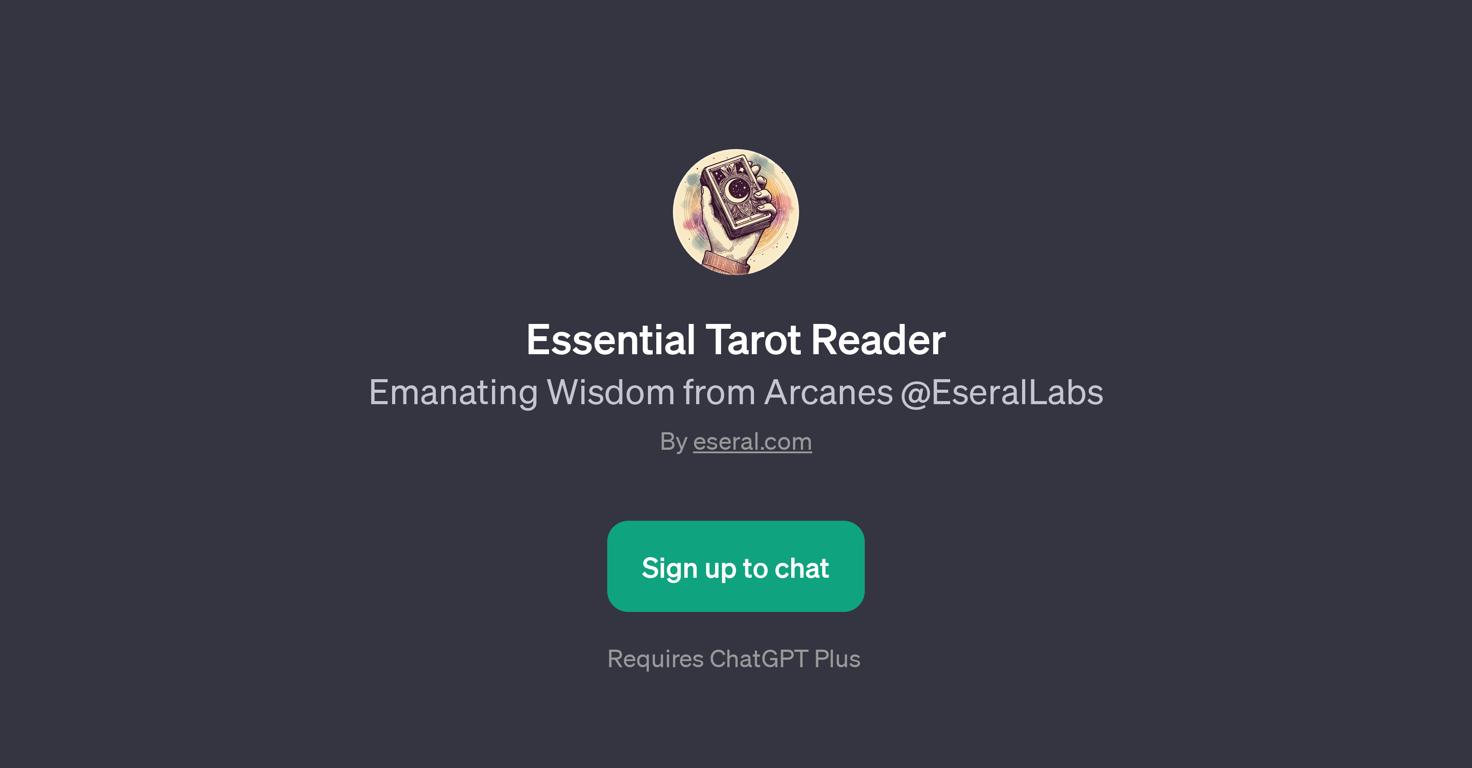Essential Tarot Reader website