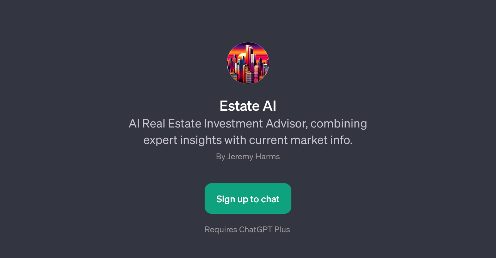 Estate AI website