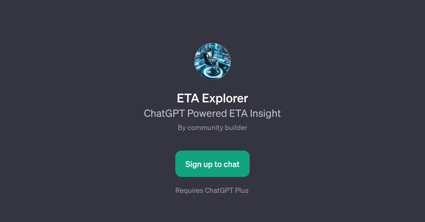 ETA Explorer website