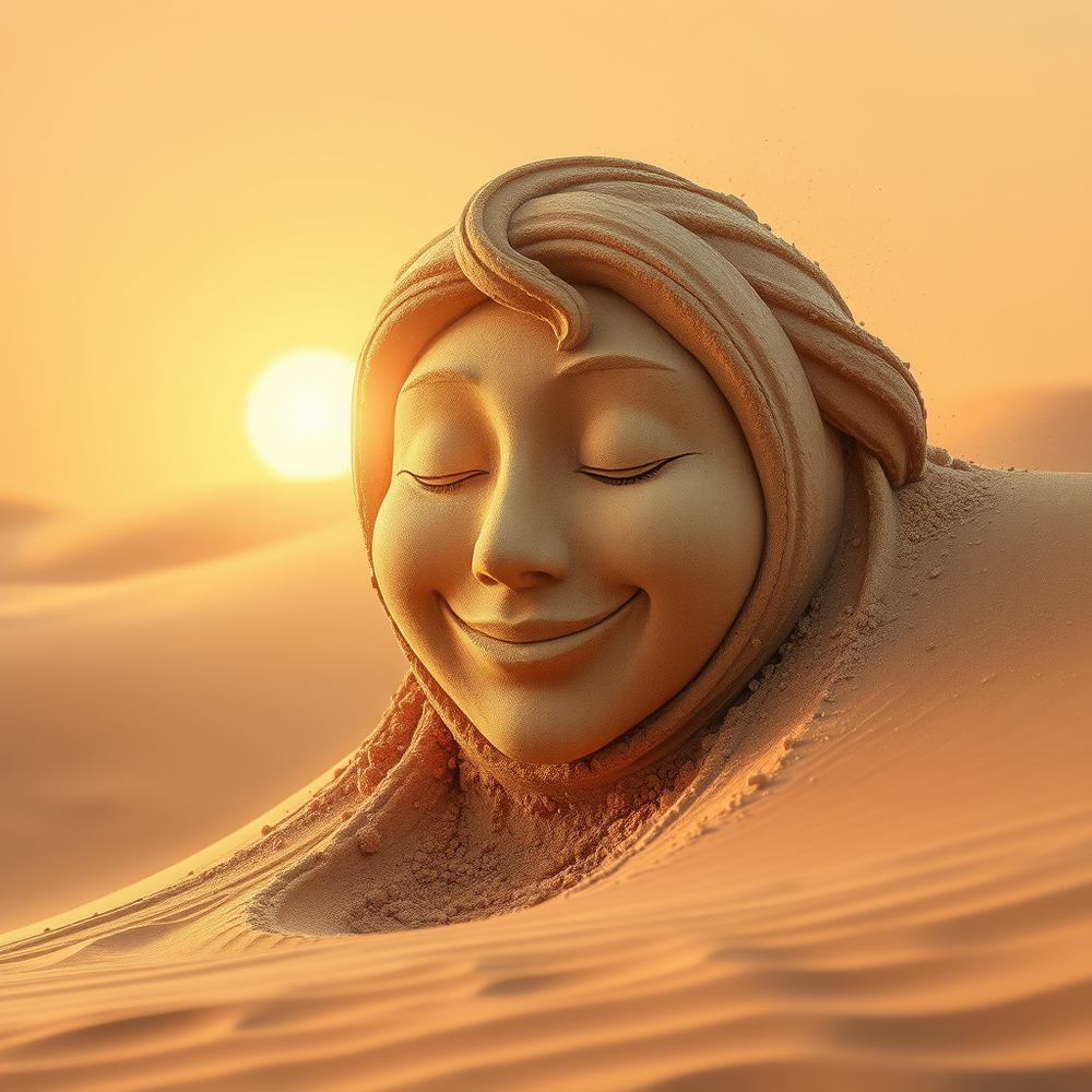 Ethereal sand sculpture website