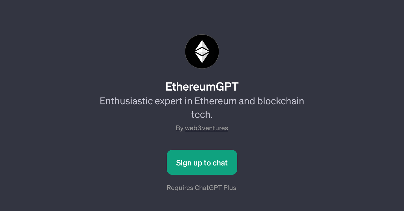EthereumGPT website
