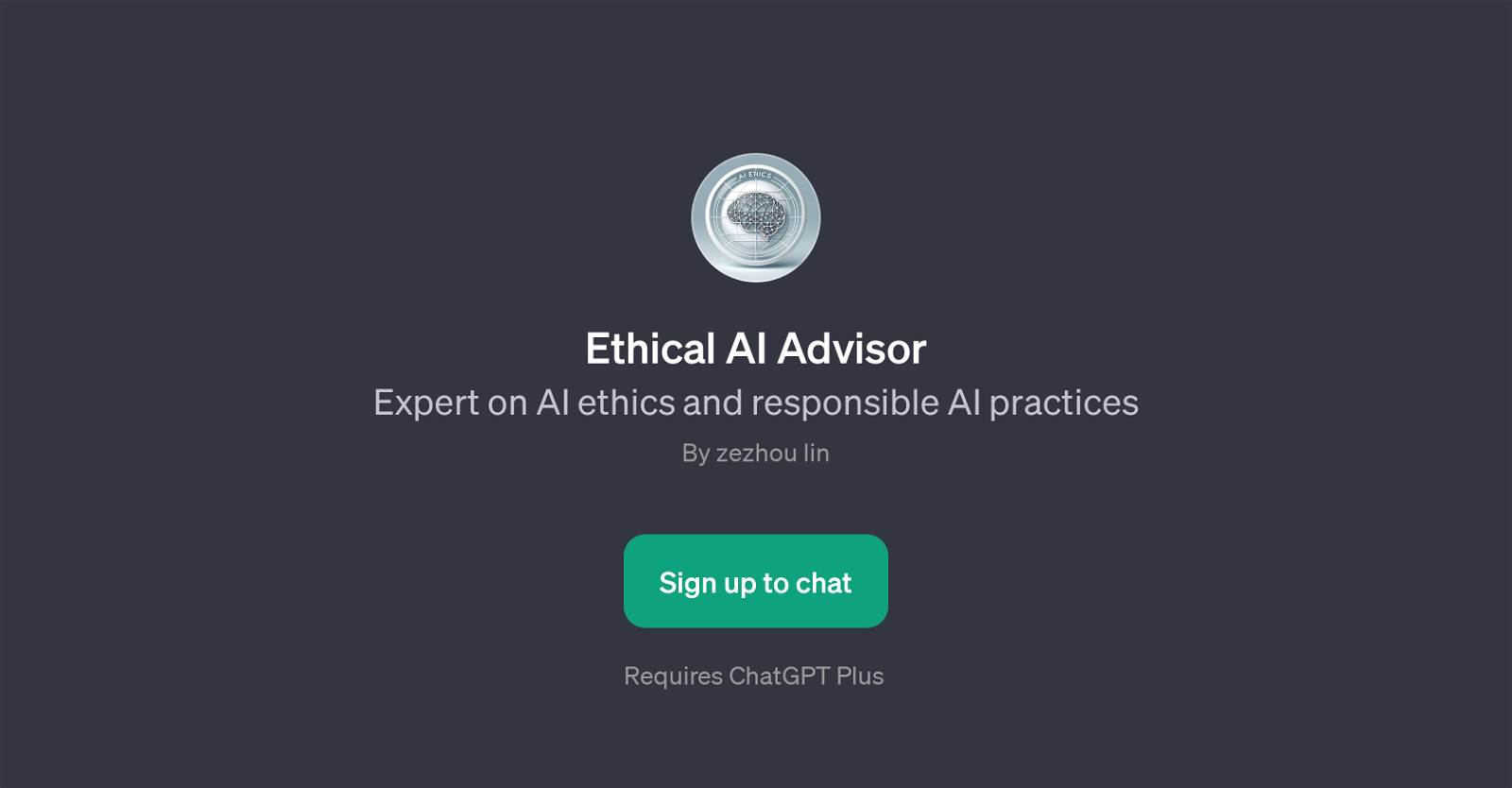Ethical AI Advisor website